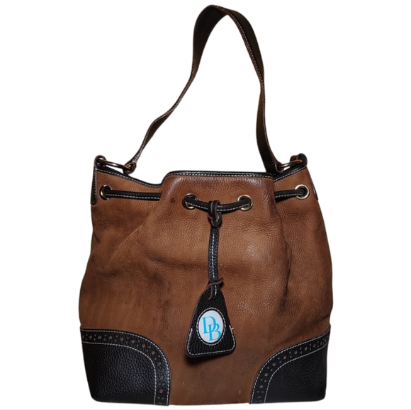 Vintage Dooney & Bourke Nubuk Drawstring Bag - Picture 2 of 10